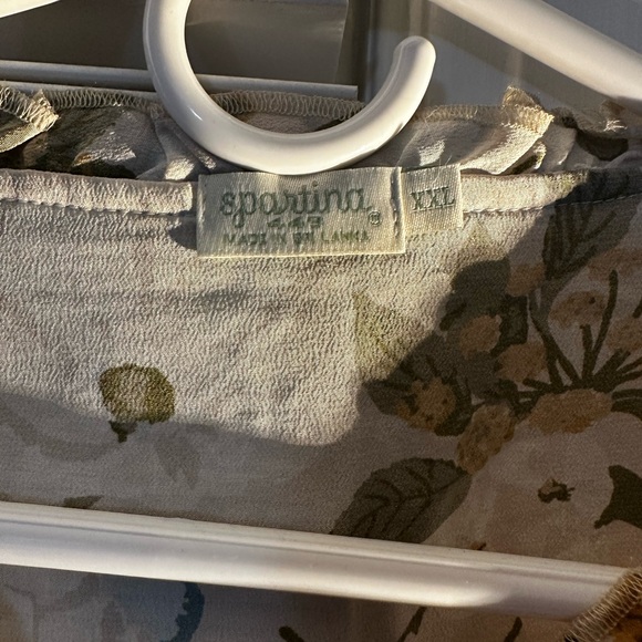 NWT Ivy Silk Blouse Babbie's Store Poppies XXL - Picture 4 of 5